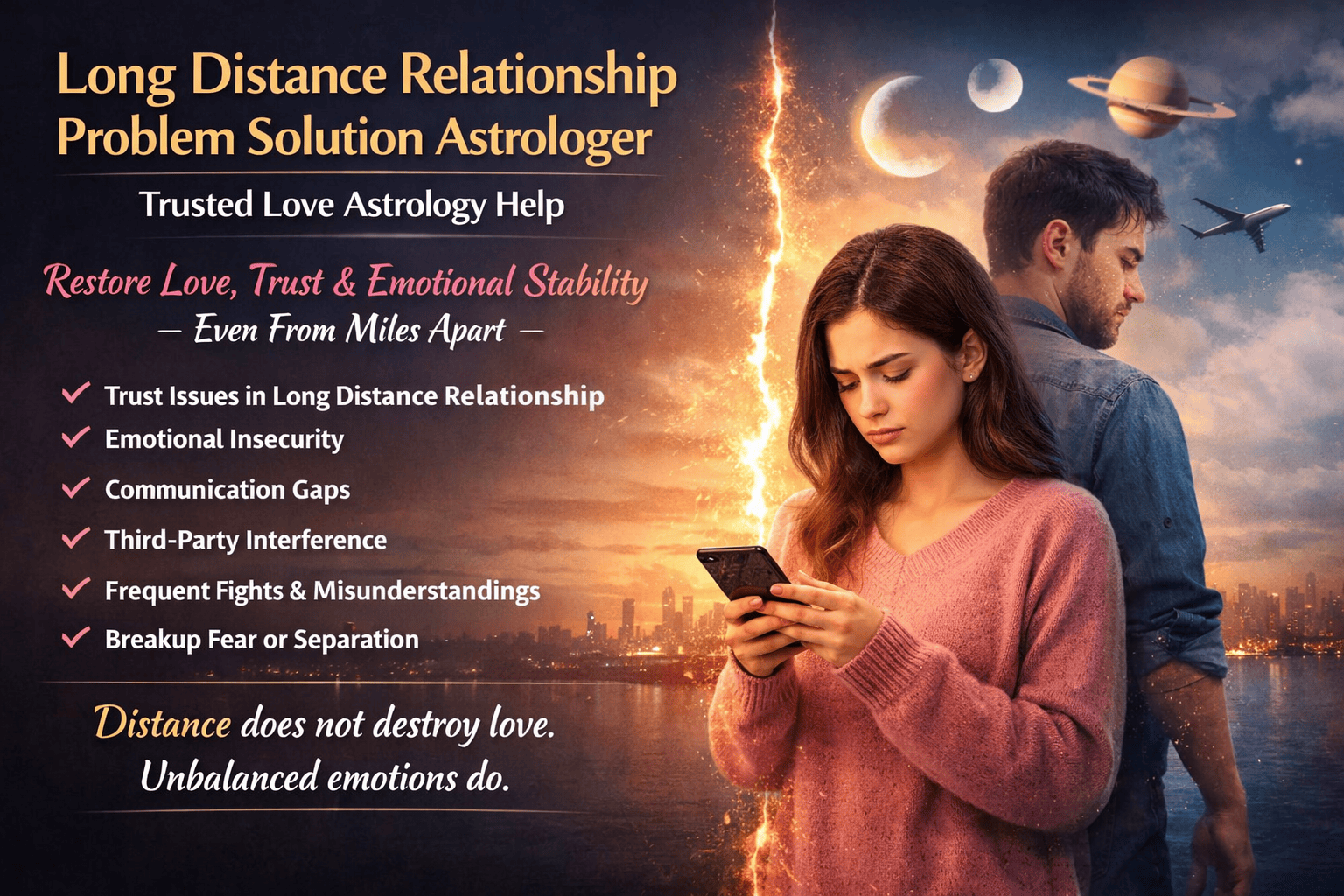 Long Distance Relationship Problem Solution Astrologer | Trusted Love Astrology Help